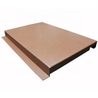 Solid Aluminum Powder Coat Veneer Panel Building Materials For House