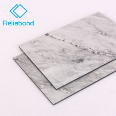 2018 Hot Selling Unbreakable marble/granite texture aluminum composite panel for wall decoration